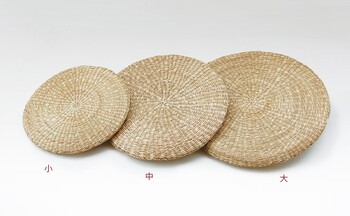 シーグラス円座　中　インテリア雑貨什器 店舗備品 サイン畳のように爽やか 4セット 送料無料-2