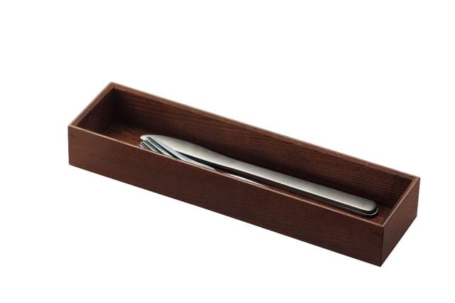 和食器 マルチカトラリーケース深型ブラウン ナチュラルキッチンインテリア雑貨 送料無料-3