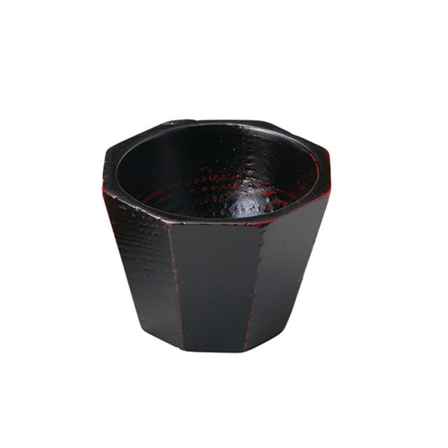 木製八角珍味入 ぐいのみ 同色 曙 根来キッチン和食器 2セット 送料無料-2