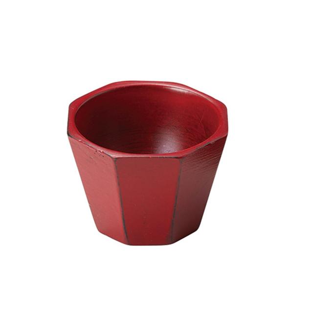 木製八角珍味入 ぐいのみ 同色 曙 根来キッチン和食器 2セット 送料無料-3