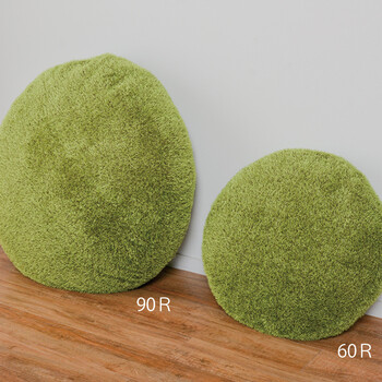 ふっくら贅沢な芝生クッション シーヴァ 直径約60cm 送料無料-9