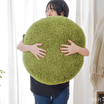 ふっくら贅沢な芝生クッション シーヴァ 直径約90cm 送料無料-8