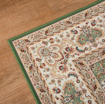 ラグ 転写プリントラグ 約140×200cm 洗える 撥水 滑りにくい加工付き パレス 送料無料-8