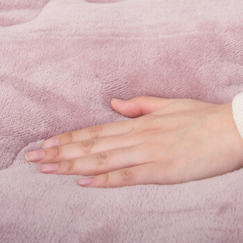 こたつ薄掛け布団 約190×190cm 洗濯機で洗える メレンゲタッチ ピンク 送料無料-1