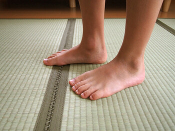 い草 4つ折り 畳マットレス 約160×200cm 鞍馬 くらま 送料無料-8