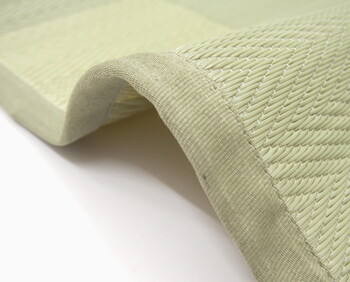 ラグ い草風 PPラグ 江戸間6畳 抗菌 防臭 水洗いOK 倉間 グリーン 送料無料-6