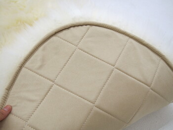 ムートンフリース 約60×130cm 長毛 厚手 M-511-F ホワイト 送料無料-6