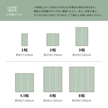 い草 江戸間2畳 国産 花ござ 掛川織 ドット柄 吉兆 きっちょう ナチュラル 送料無料-7