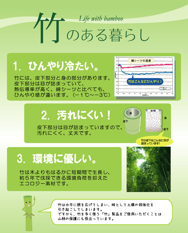 冷感ひんやり丈夫でひんやり 竹シーツ ブラウン約140×200cm 四方ゴムバンド付き ひんやり竹 敷パッド 送料無料-2