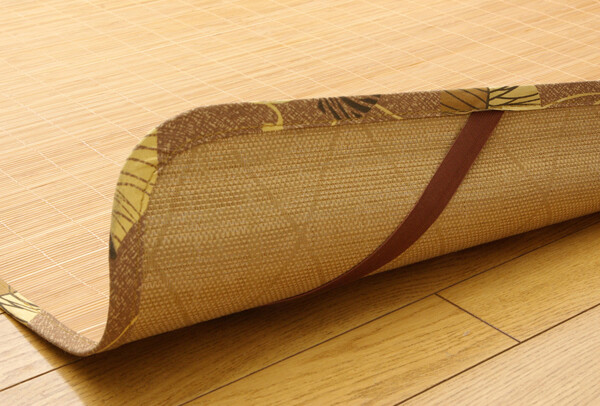 冷感ひんやり丈夫でひんやり 竹シーツ ブラウン約140×200cm 四方ゴムバンド付き ひんやり竹 敷パッド 送料無料-7