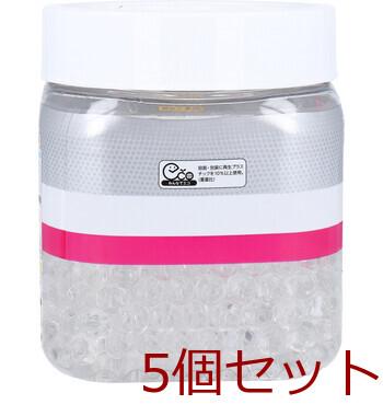 消臭力 クリアビーズ イオン消臭プラス 大容量 本体 無香料 ８５０ｇ 5個セット 送料無料-3