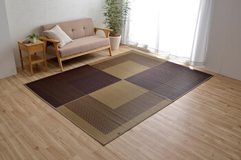 ラグ 夏用 い草 シンプル モーニング2 約191×250cm 送料無料-14