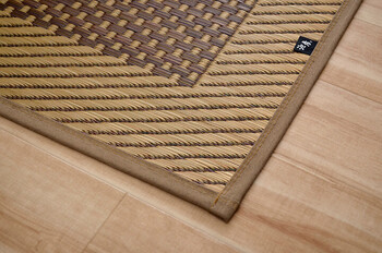 ラグ 夏用 い草 シンプル モーニング2 約191×250cm 送料無料-16