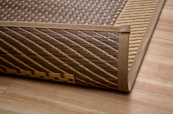 ラグ 夏用 い草 シンプル モーニング2 約191×250cm 送料無料-17