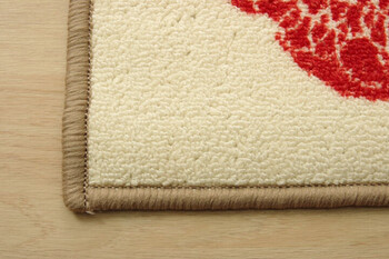 ラグ デスクカーペット 約100×130cm デスクマット マット ラグ ルームマット テレワーク 北欧 エルム 送料無料-9