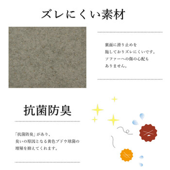ラグカバー 約130×190cm 引っかき傷防止 抗菌 シワになりにくい ずれにくい スクラッチ 送料無料-1