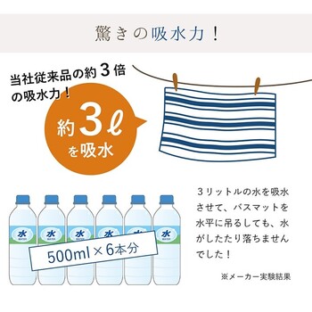 バスマット 約50×75cm 抗菌防臭 ふかふか もこもこ 滑りにくい 吸水性抜群 ペコラ 送料無料-7