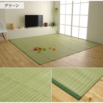 ラグ 洗える カーペット 江戸間4.5畳(約261×261cm)　日本製 国産 抗菌 防臭 消臭 アウトドア リリーフ 送料無料-7