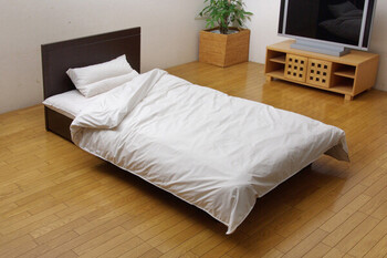 掛け布団カバー アイボリー約150×210cm 寝具 機能性 羽毛タッチ クリーンガード 掛布団カバー 送料無料-2