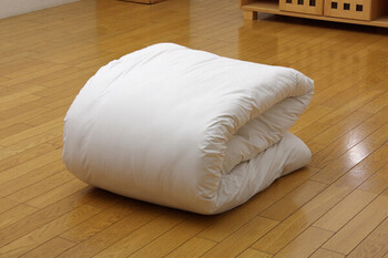 掛け布団カバー アイボリー約150×210cm 寝具 機能性 羽毛タッチ クリーンガード 掛布団カバー 送料無料-4