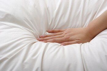 掛け布団カバー アイボリー約150×210cm 寝具 機能性 羽毛タッチ クリーンガード 掛布団カバー 送料無料-5