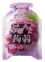 オリヒロ ぷるんと蒟蒻ゼリーパウチ アップル+グレープ 1袋で2つの味が楽しめてとってもお得 8個セット 送料無料-2