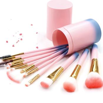 メイクブラシ 12本筒型収納ケース 送料無料 即日発送-9