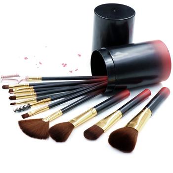 メイクブラシ 12本筒型収納ケース 送料無料 即日発送-4