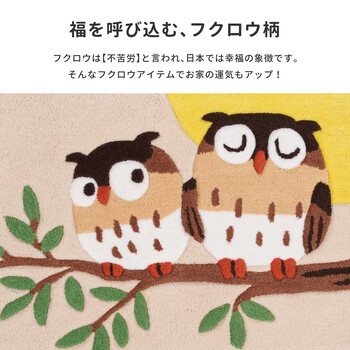 玄関マット 屋内 洗える 滑りにくい加工付き グーフォ 約50X80cm 送料無料-1
