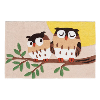 玄関マット 屋内 洗える 滑りにくい加工付き グーフォ 約50X80cm 送料無料-5