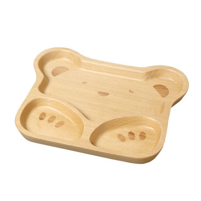 木製キッズトレイうさぎ くま くじら くるま キッチン 2個セット 送料無料-2
