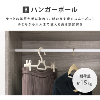 ワードローブ RKK-1621 送料無料-4