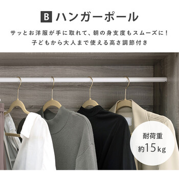 ワードローブ RKK-1622 送料無料-3