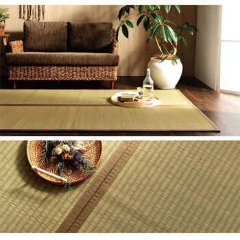 ラグ 純国産 沖縄ビーグのラグ 約191×191cm 裏 不織布 DX沖縄ビーグ 送料無料-5