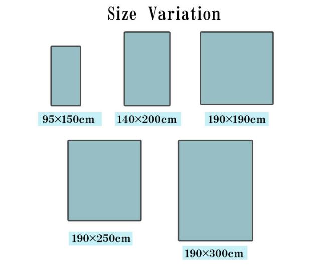ラグ カーペット 約95×150cm 無地 シンプル バンブー 竹 DXフォース 送料無料-3