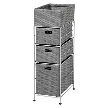 ランドリー 幅25.5×奥行40.5×高さ80cm 3色 RAN-2420 送料無料-1