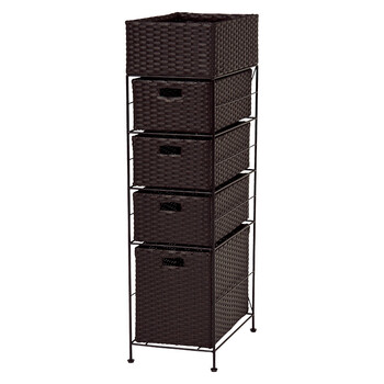 ランドリー 幅25.5×奥行40.5×高さ95.5cm 3色 RAN-2421 送料無料-3