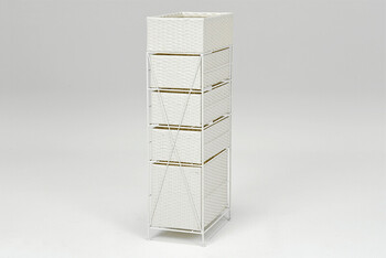 ランドリー 幅25.5×奥行40.5×高さ95.5cm 3色 RAN-2421 送料無料-4