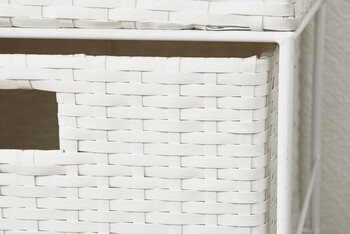 ランドリー 幅25.5×奥行40.5×高さ95.5cm 3色 RAN-2421 送料無料-5