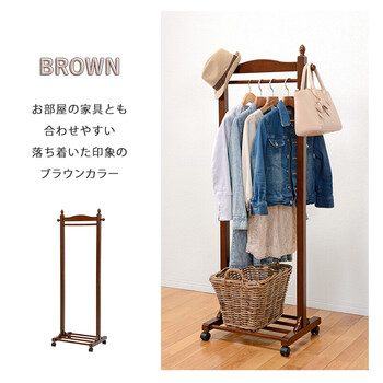 ハンガーラック 幅60　VR-7237 送料無料-5