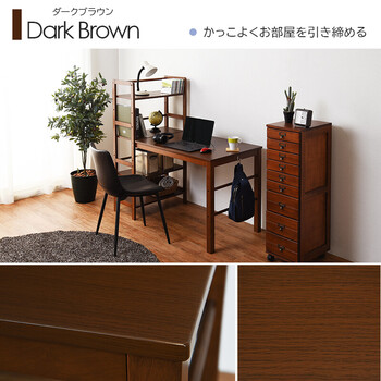 棚付デスク VD-7376 送料無料-9