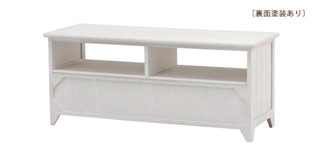 テレビ台 TV台 幅94 アンティークホワイト MTV-5383AW 送料無料-9