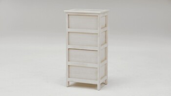 チェスト MCH-5374AW アンティークホワイト 送料無料-2