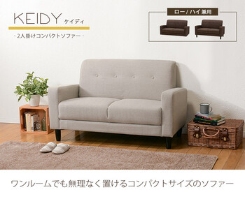 ソファー ケイディ2P-BE 送料無料-1
