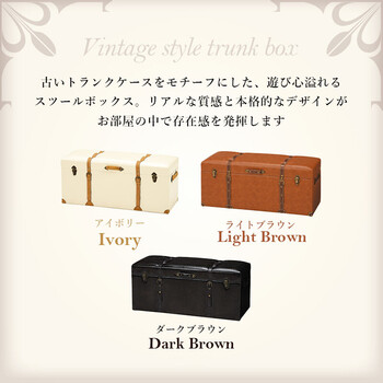 CHESTER 収納スツール MC-6002 送料無料-3