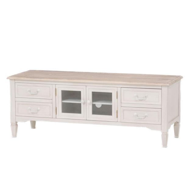 テレビ台 ホワイト MTV 7323WH BROCANTE 送料無料-1