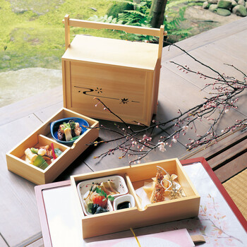 和食器 檜 嵯峨野弁当 送料無料-1