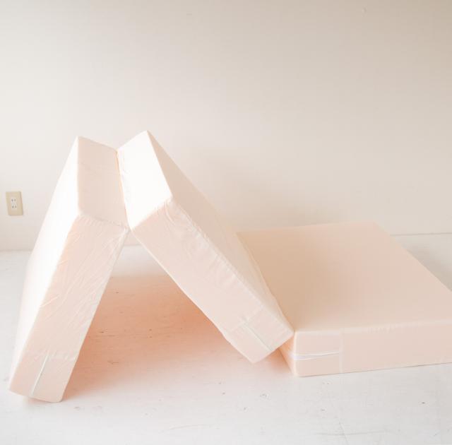 極厚17cm 折り畳み高反発マットレス ダブル 硬め 3つ折り 日本製 約140X195X17cm 送料無料-7