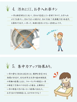 カーペット 純国産 い草花ござカーペット 約江戸間4.5畳 カイン 送料無料-9