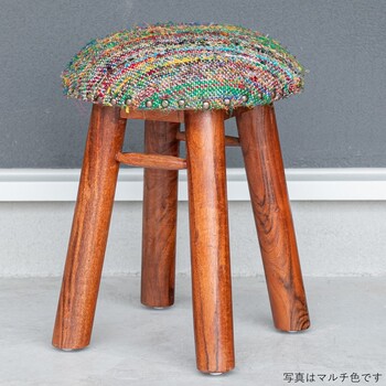 アジアンテイストの可愛らしいファブリックスツール ienowa スツール アルメニア2色 送料無料-4